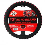 Auto Brand Navlaka za volan sunđerasta crno - crvena , 38 cm