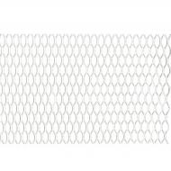 Mreža za masku automobila Aluminijumska 100x25 cm,Siva