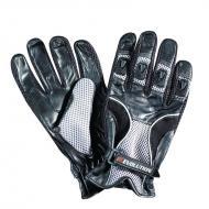 Kožne rukavice Rambo sivo-crne XL