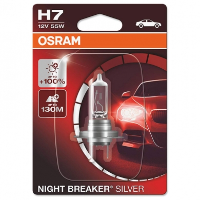 Auto sijalica H7 12V55W Night Breaker Silver