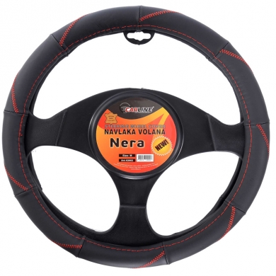 Car Line Navlaka za volan KOŽNA Nera