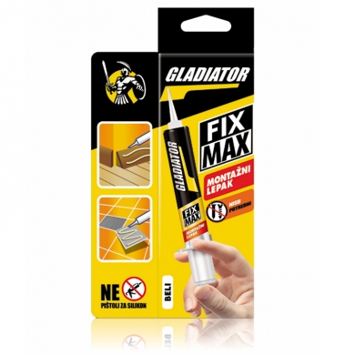 Gladiator Montažni lepak BELI 100g