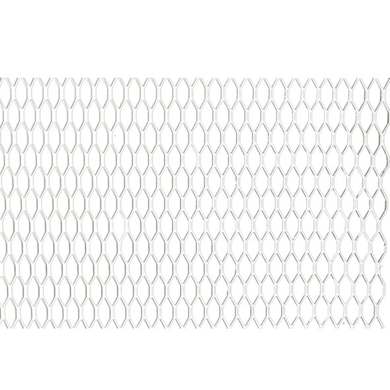 Mreža za masku automobila Aluminijumska 100x25 cm,Siva