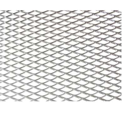 Mreža za masku automobila Aluminijumska,100x25cm,Siva