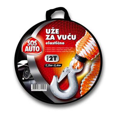 Uže za vuču elastično 2t