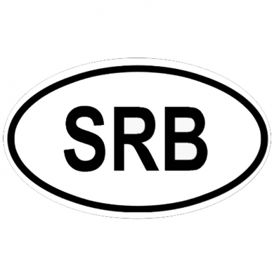 Nalepnica SRB 120x68mm