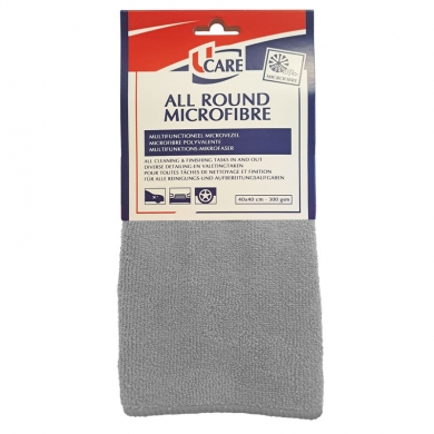 U Care Mikrofiber krpa 40 x 40 cm, 300 g/m², siva