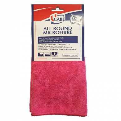 U Care Mikrofiber krpa 40 x 40 cm, 300 g/m², pink roze